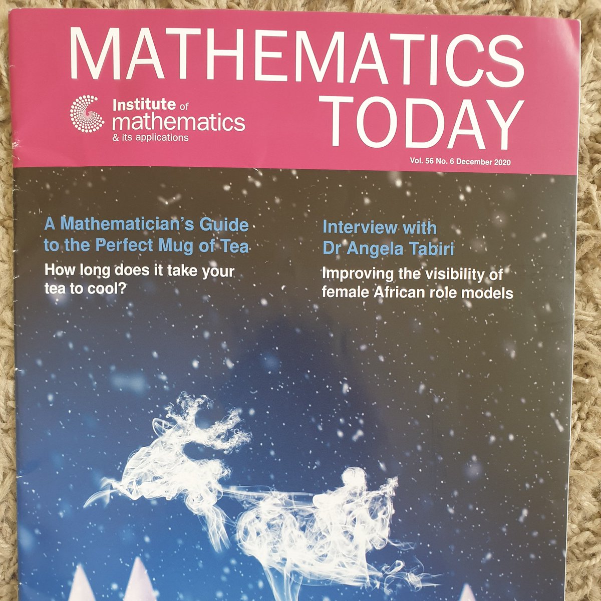angela_tabiri's tweet photo. After a long wait, this finally came through the mailbox.
Thanks @ch_nira @IMAmaths for the feature 🙌

#womeninmaths #femafricmaths https://t.co/HzURb6wxml