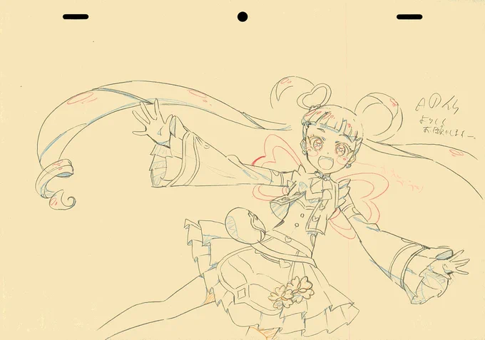 掲載許可頂いていた、プリチャンOPEDの作画監督修正です。作画監督修正は原画さん演出さんが描いてくれたものを元にし描き起こしているので、掲載した絵は僕の力だけで出来たものでは無い事を留意して頂ければ幸いです。 