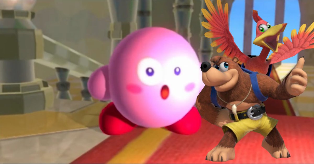 BottlesTheMole's tweet photo. #BanjoJune and #RoadToE3 - Day 4
A 3D open world Kirby game, not to the scope of a DK64 or BOTW, it doesn't have to be that ambitious, I just want another colorful, pink puffball adventure filled with charming characters, lovely music, thrilling bosses and exciting copy abilities https://t.co/PjJh1n341u