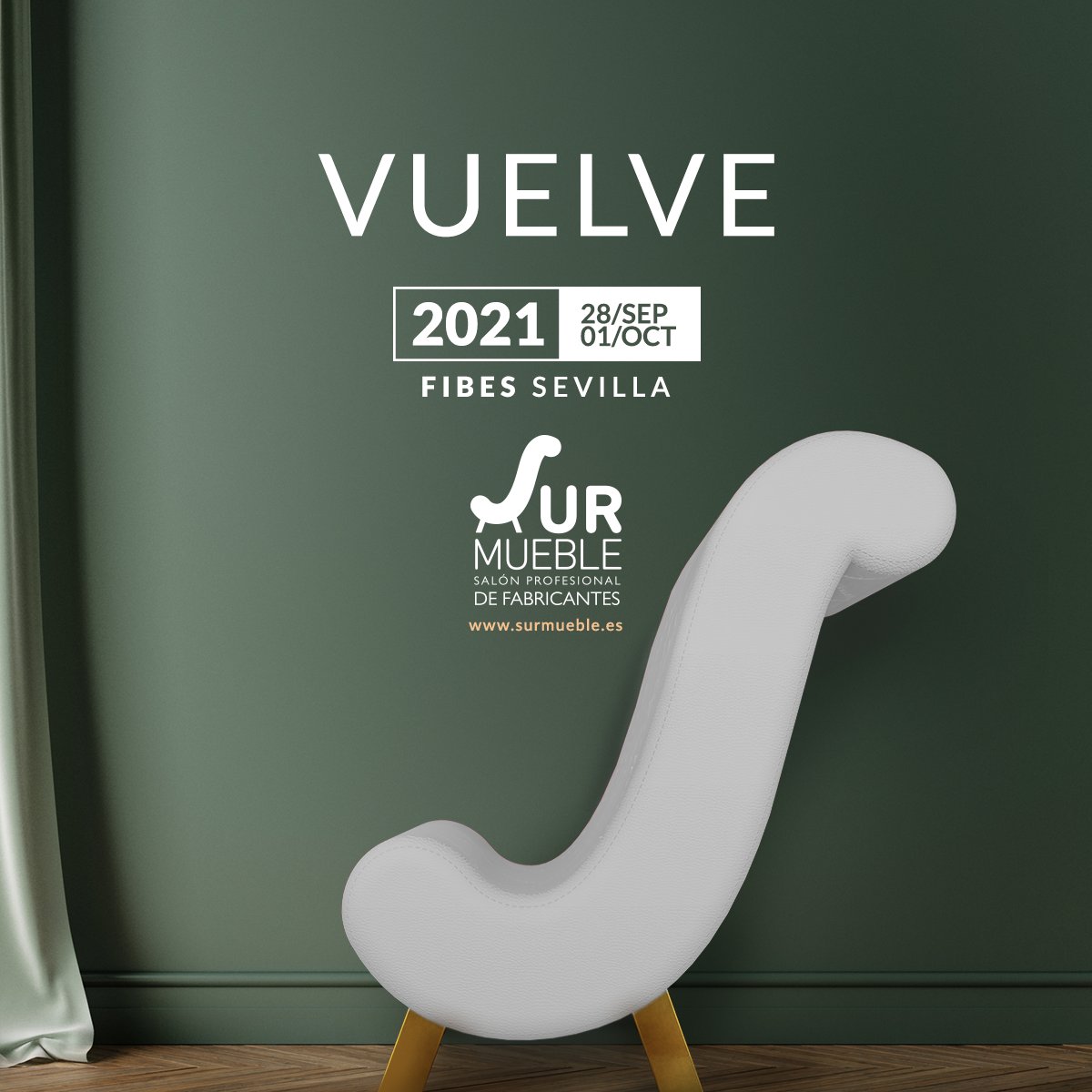 fibesevilla's tweet photo. 📢En septiembre, ¡vuelve #SurMueble en Sevilla!

Una cita ineludible en FIBES para el reencuentro de fabricantes y compradores del sector del mueble y la decoración.
 
Os esperamos en el principal evento del sur de España, en su edición más especial. https://t.co/B1zqcFYlOK