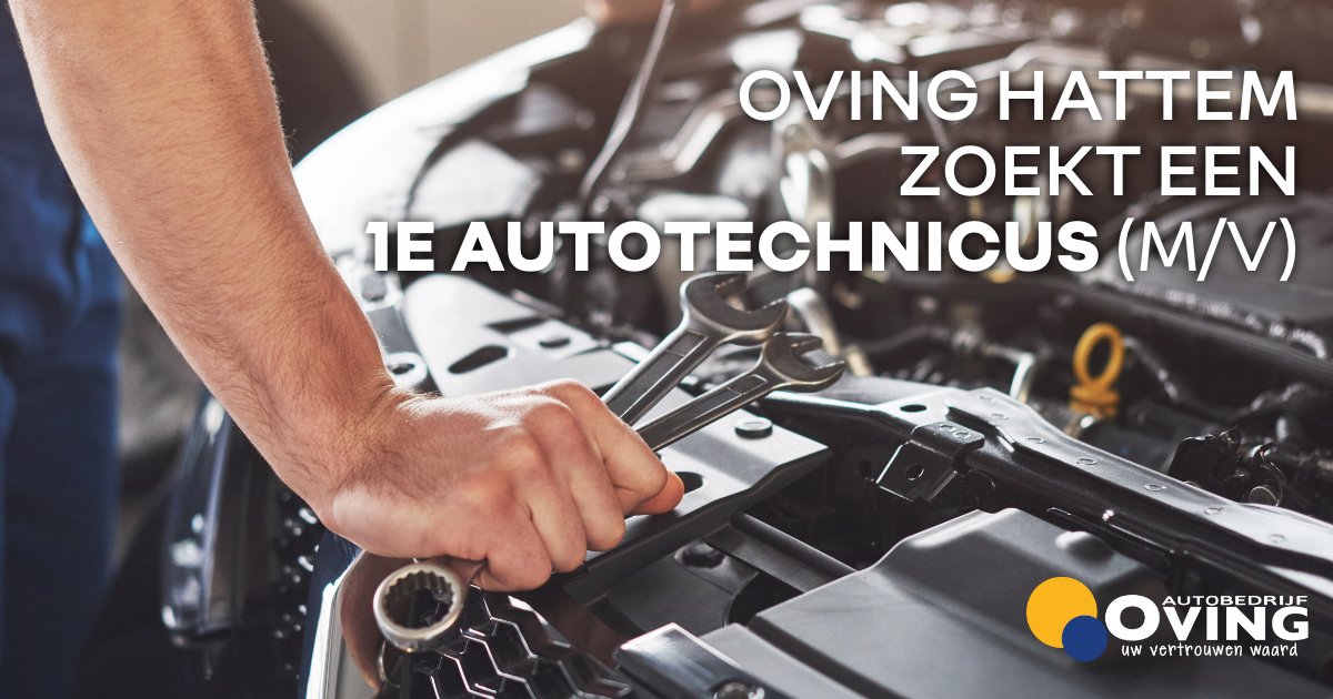 #VACATURE

Voor onze vestiging in Hattem zijn wij op zoek naar een 1e Autotechnicus.

Word jij onze nieuwe collega? Bekijk de vacature (en solliciteer direct) op ow.ly/L6kl50F2VIF

Delen wordt gewaardeerd!