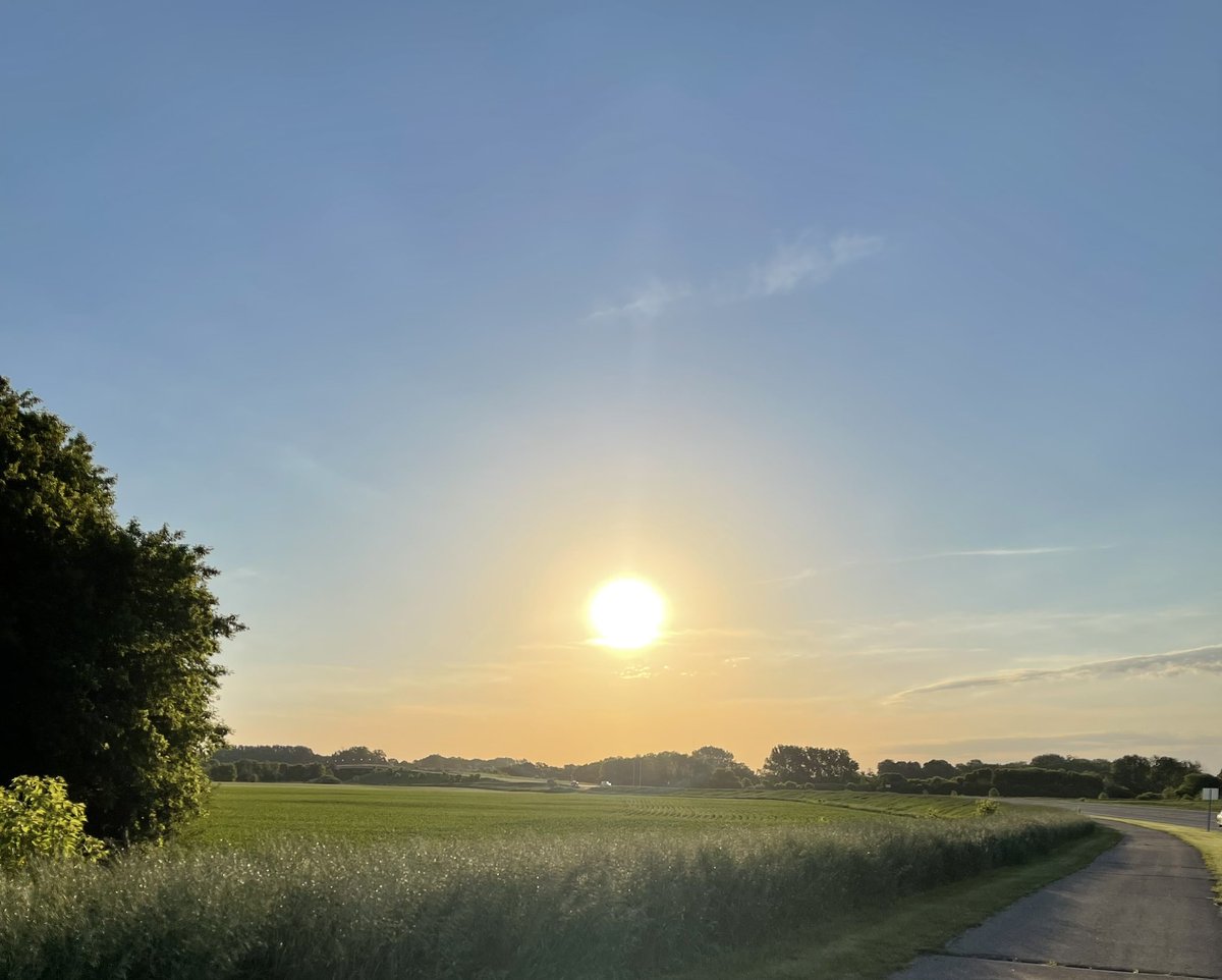 RH0N2's tweet photo. It’s supposed to be a hot one later today, have to stay on track. 3.5 miles done https://t.co/wCWfMKo8mu