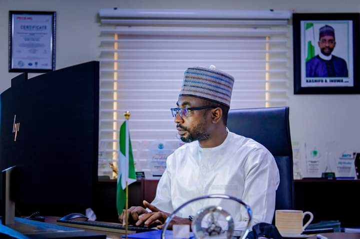 MubarakMunkail9's tweet photo. The Director General, National Information Technology Development Agency (NITDA), Kashifu Inuwa Abdullahi CCIE, making an opening remark at the ongoing closing ceremony of the 1st Phase of Digital Literacy and Skills Programme tagged "Digital State Intiative of NITDA" https://t.co/CpVf4jVYK3
