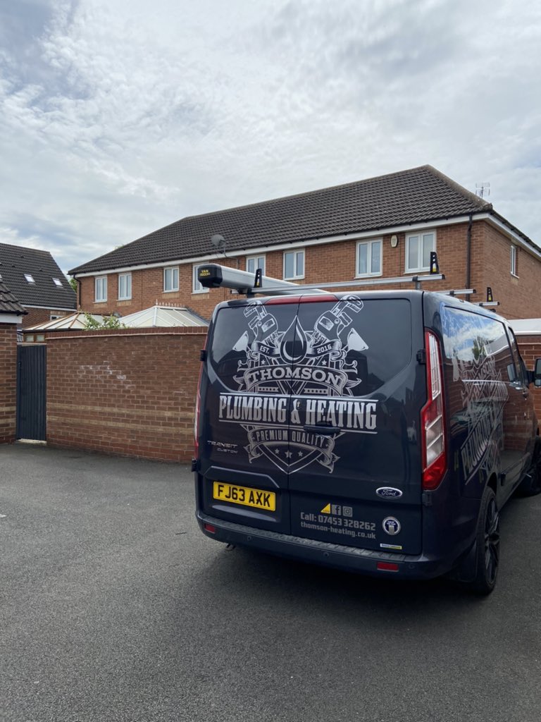Finally got the van sign written, really happy with how it looks 🔥💦💧