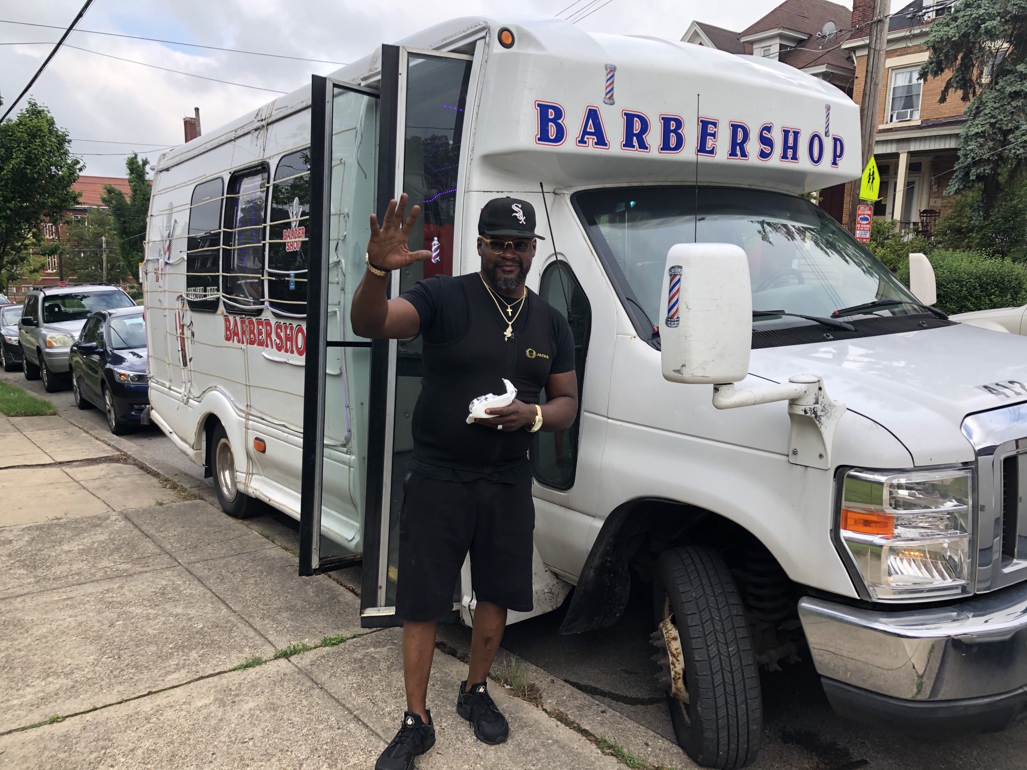 Mik Pappas on Twitter "Introducing Earl and his mobile barber shop