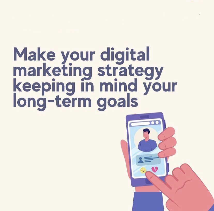 Make your digital marketing strategy keeping in mind your long-term goals.Contact us to get a Freebie!Email us at: progressivemktingroup@gmail.com#digitalmarketing #marketing #business #web #socialmedia #socialmediamarketing #entrepreneurship #onlinemarketing