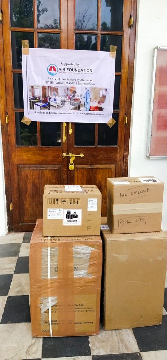 AIR Foundation strives to assist in the country's fight against COVID-19. We have recently contributed 17 Oxygen Concentrators and 25 BiPAP Ventilators to the Hon'ble Chief Minister of Puducherry