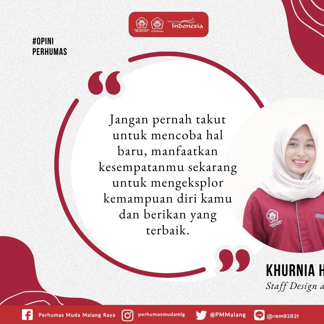 PMMalang's tweet photo. Halo #PRMuda
Kalian masih penasaran ga sih tentang PERHUMAS muda Malang raya? Nah, kali ini bakal ada review langsung dari salah satu anggota dmp mengenai kesan dan pesan selama ia bergabung. Kuy simak!
Editor : Aulia Ratna Cahyaningrum
Writer : Aliyya Selviannisa Tirtha https://t.co/8bgQ6w49PY