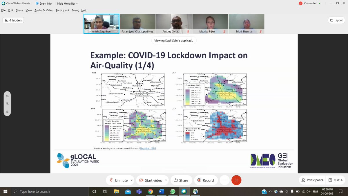 ch93ankit's tweet photo. Impact of  COVID-19 Lockdown on Air Quality. Utilising counterfactual in absence on baseline. #GLOCALEVAL2021  @GEI_GlobalEval @_DMEO @JPAL_SA https://t.co/lCjagFHUV5