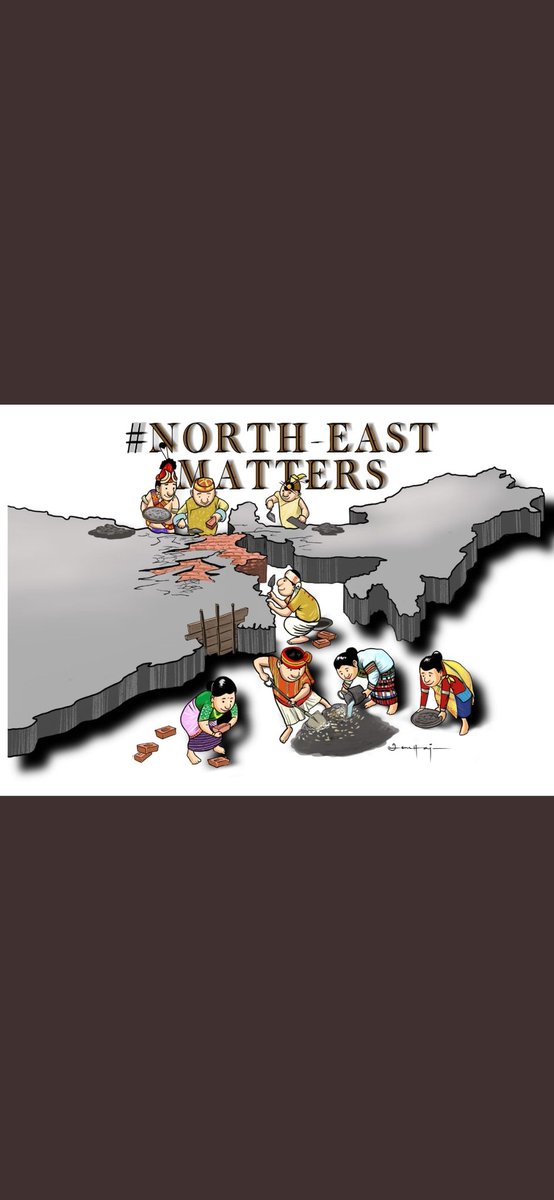 GayanSurabhi's tweet photo. We are indian and definitely one the important part of our country and everybody should know and respect that fact . 
#Northeastmatters #AchapterforNE https://t.co/z2ODJNY3IT