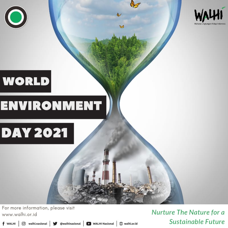 Sahabat #HariLingkunganHidupSedunia tahun ini WALHI ada agenda apa ya, di tengah situasi pandemi yg blm berujung

#HariLingkunganHidupSedunia
#worldenvironmentday
#DaruratEkologis
#OmnibusLawRusakBumi
#OmnibusLawBiangBencana
#adildanlestari
#PulihkanBumi
#PulihkanIndonesia
#WALHI