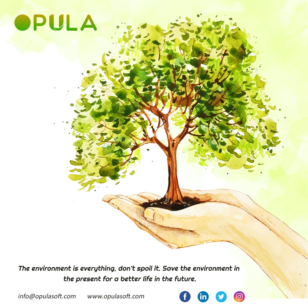SoftwareOpula's tweet image. The Environment is everything, don&apos;t spoil it. Save the environment in the present for a better life in the future.

#environment #nature #savetheplanet #earth #green #recycle #plasticfree #globalwarming #pollution #india #wildlife #opulasoft