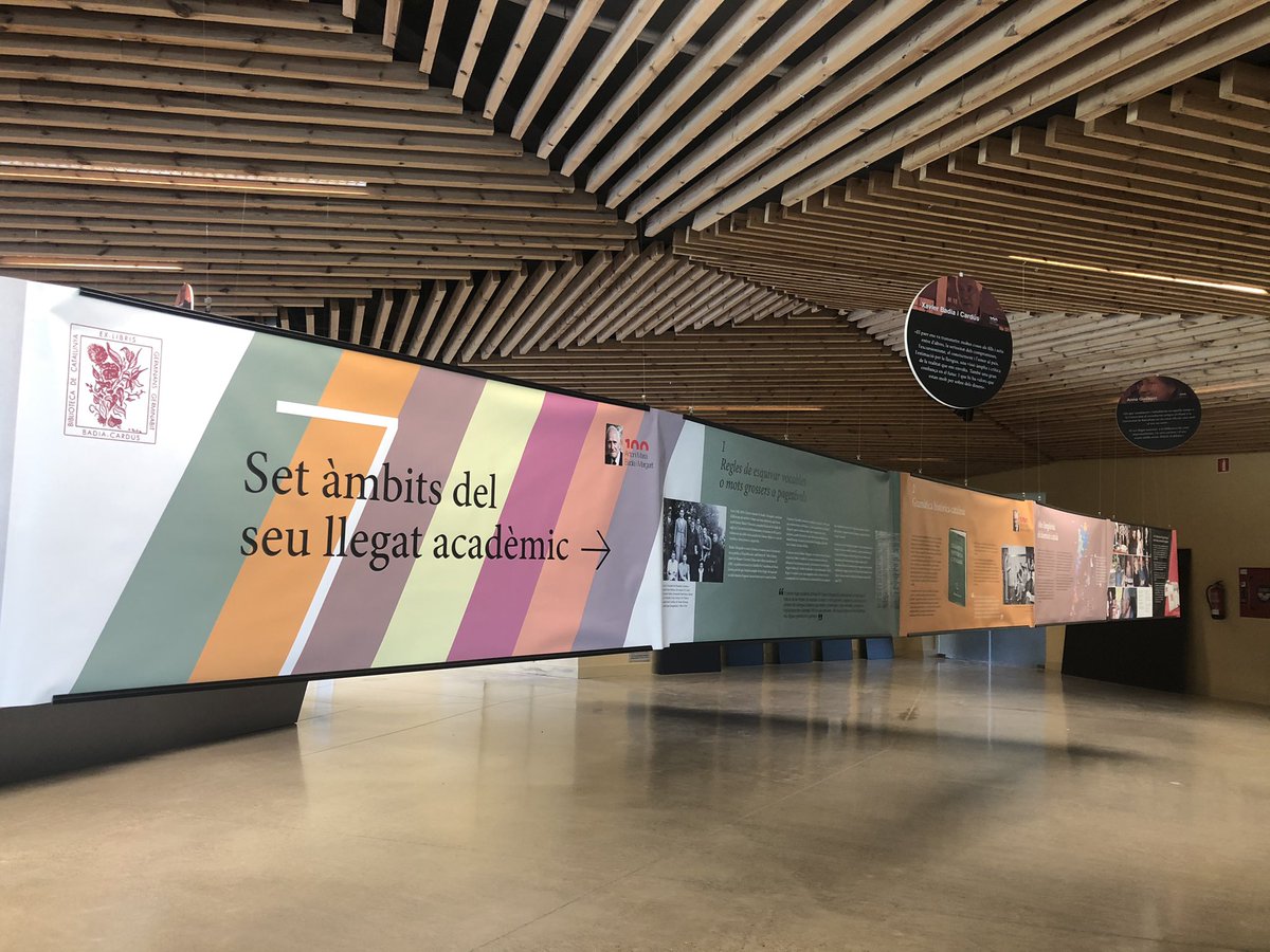 CanTronaCCN's tweet photo. 🗣Exposició dedicada a Antoni Maria Badia i Margarit amb motiu del seu centenari. 

🚶🏼🚶🏻‍♀️Un recorregut per la seva vida i obra a través de textos i elements gràfics.

⏳Fins al 30 d’agost la podreu visitar a #cantronaccn #lavalldenbas https://t.co/3zSUi4eSfP