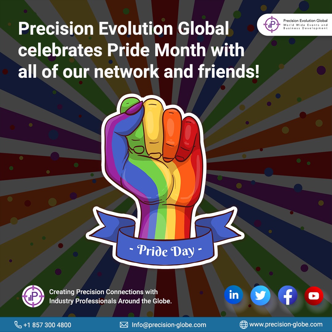 PrecisionEvolu1's tweet photo. This month we celebrate #PrideMonth with our network and friends and we reaffirm our commitment to standing with justice & inclusion.
#PrideMonth2021 #Pride2021 #Diversity #Inclusion #Love #PrideUSA #Celebration #PrideMonth #June #PrecisionEvolutionGlobal #VirtualPDDP #Tech #AI https://t.co/gaGbXpaJX4
