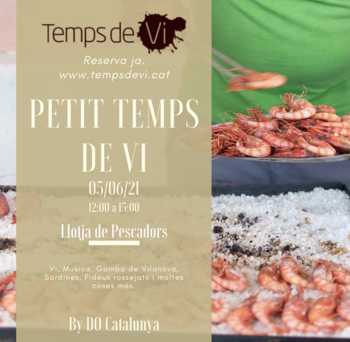 TempsdeVi's tweet image. Ja teniu la vostra plaça reservada!? Veniu amb amics i familiars per passar una bona estona de forma segura a la llotja de pescadors!! #winelovers