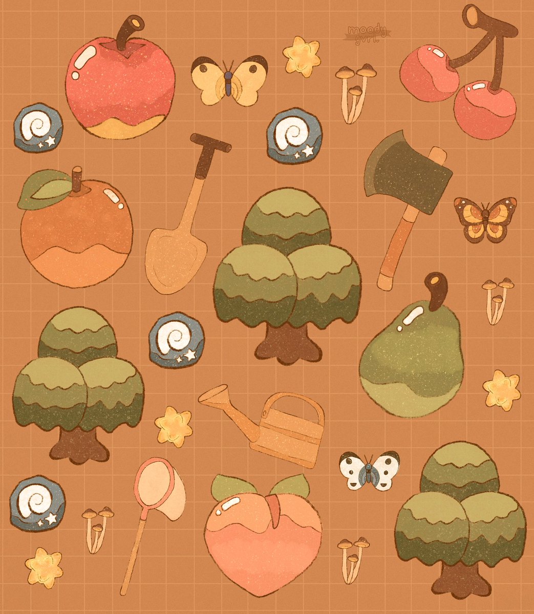 ☆*:.｡. animal crossing sticker pack! ｡.:*☆
i hope to be able to make it real someday... ♡
—— 🧸🌱#animalcrossing #NoCropArt #digitalart