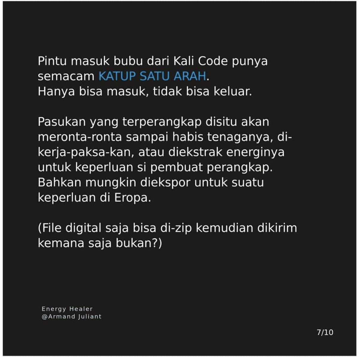ipinpipins's tweet photo. (5)
Lalu ada apa di pertigaan rumah kentang - Stella Duce Kotabaru?
Apakah ini penyebab sering munculnya bau2 aneh dan cerita2 horor lainnya? https://t.co/dacNhS9w8L