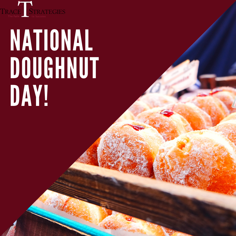 TraceStrats's tweet photo. Doughnut or Donut? Either way, grab yourself a treat! #NationalDonutDay https://t.co/aGmWqrA5BK