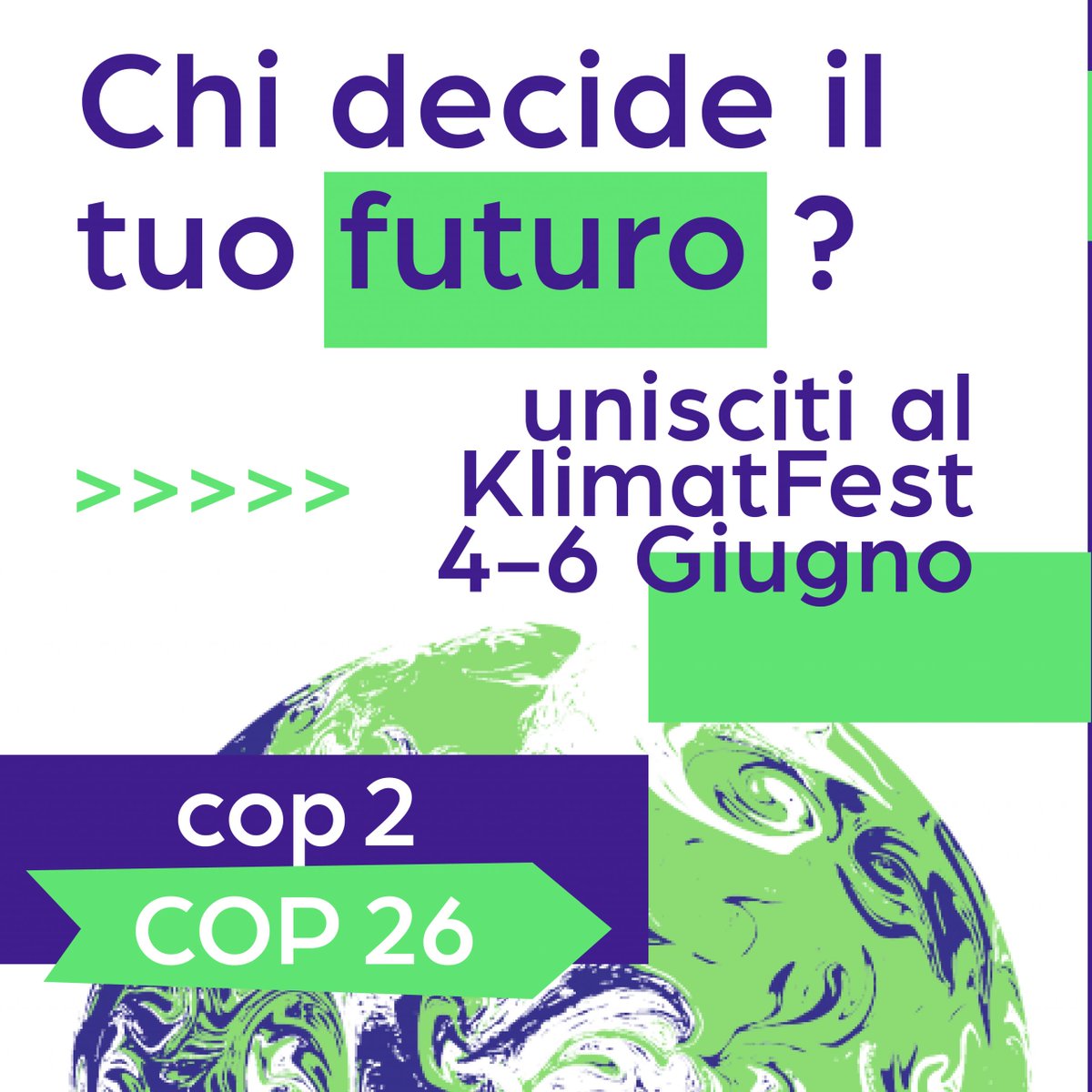 coptocop26's tweet photo. The path towards YouthCOP and PreCOP in Milan lands at KlimatFest! #COP26 could be the event of the century, as well as a total flop. What remains to be done is to organize and fight.

Sunday, June 6, 15.00 (North Milan Park)
In presence and remotely (Zoom or Facebook live). https://t.co/yLyV3Oi4mi