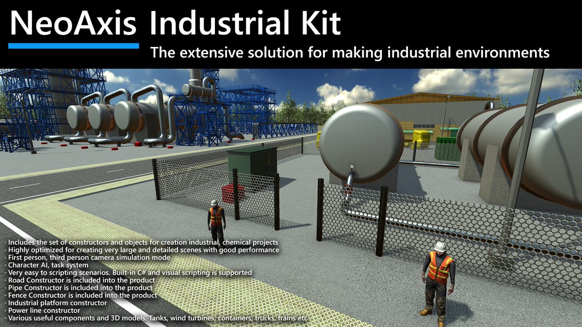 neoaxis's tweet photo. NeoAxis 3D/2D Game Engine 2021.2 Released! Improved characters, AI, third person camera, cutscenes, text in 3D, Modifier Editor Toolkit, add-ons. Read more: https://t.co/lJ8hvYixEd #neoaxis #gameengine #gamedev #indiedev #madewithbgfx https://t.co/6QOQQd5nw4