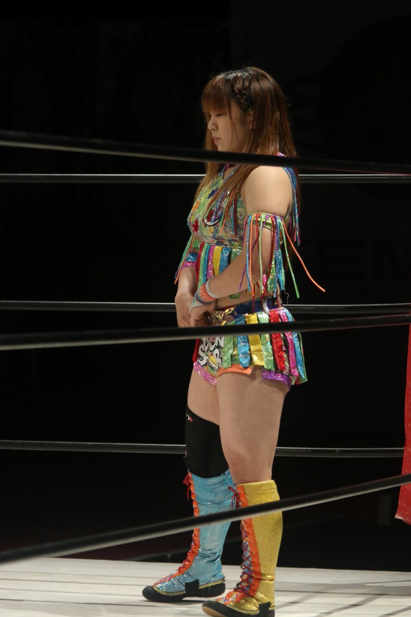 高山 好功 のりぴー 6月4日仙女新木場大会にて撮影 センダイガールズワールドジュニアチャンピオンシップ 王者のマーベラス 星月芽依選手 星月芽依 マーベラスプロレス 仙女