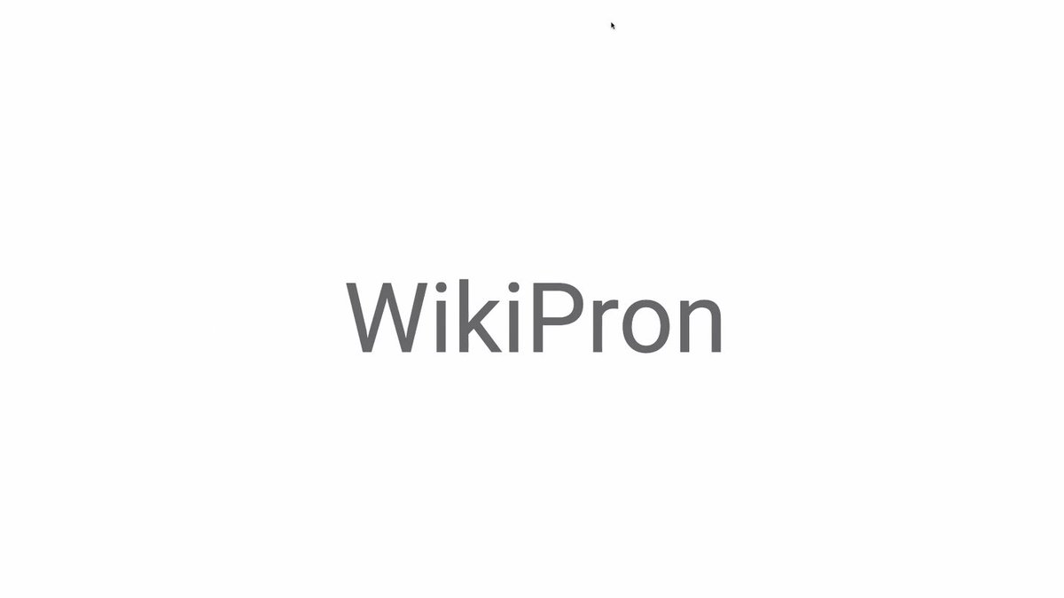 Jo_ran_'s tweet image. Wikipron talk starts in less than 10 mins. WikiPron is a free Python software library used to mine pronunciation dictionaries from Wiktionary.
#Contribuling 👇
meta.wikimedia.org/wiki/ContribuL…