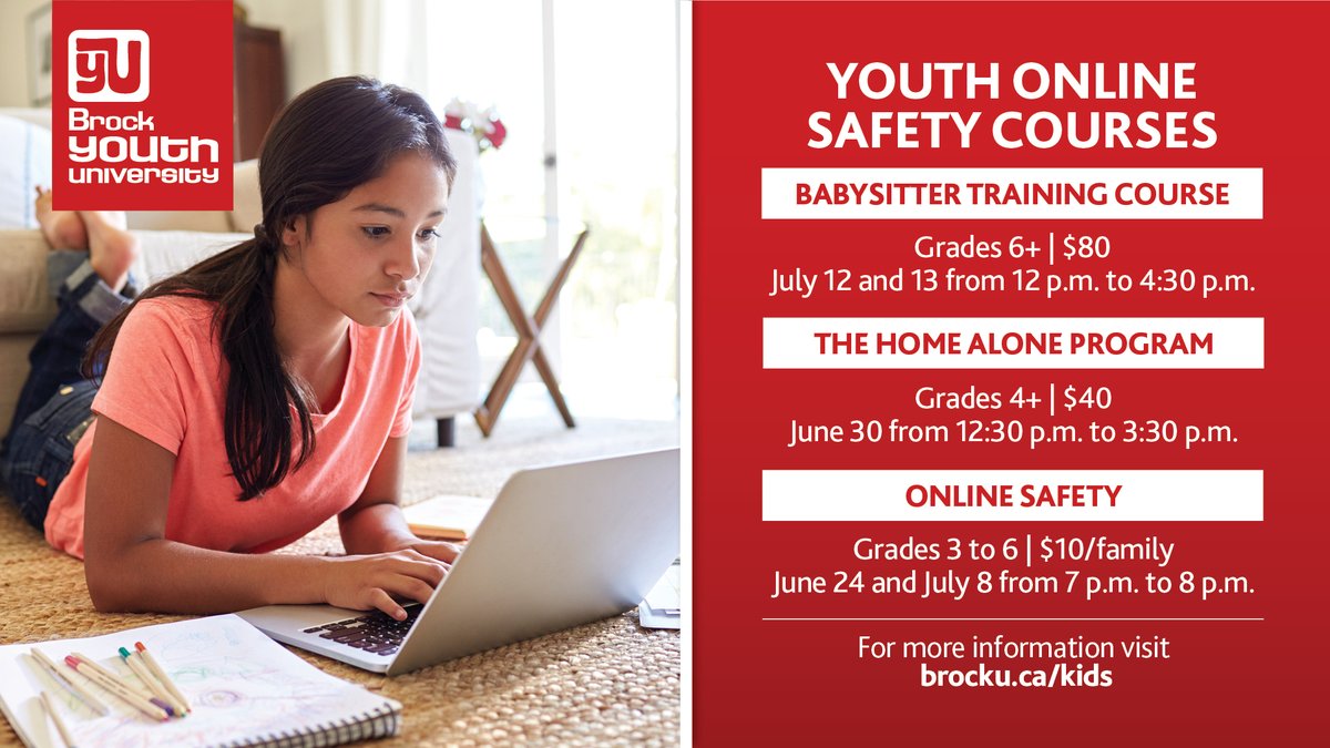 Join us for one of our new virtual classes! brocku.ca/youth-universi…
