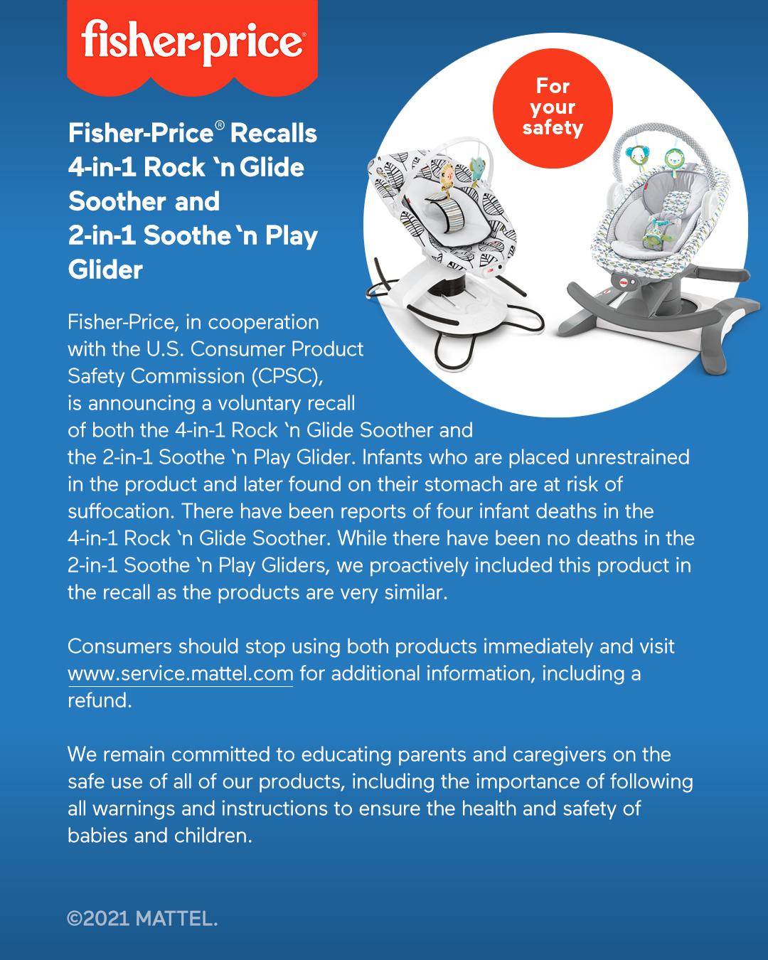 Fisher price 4 in 1 glider new arrivals