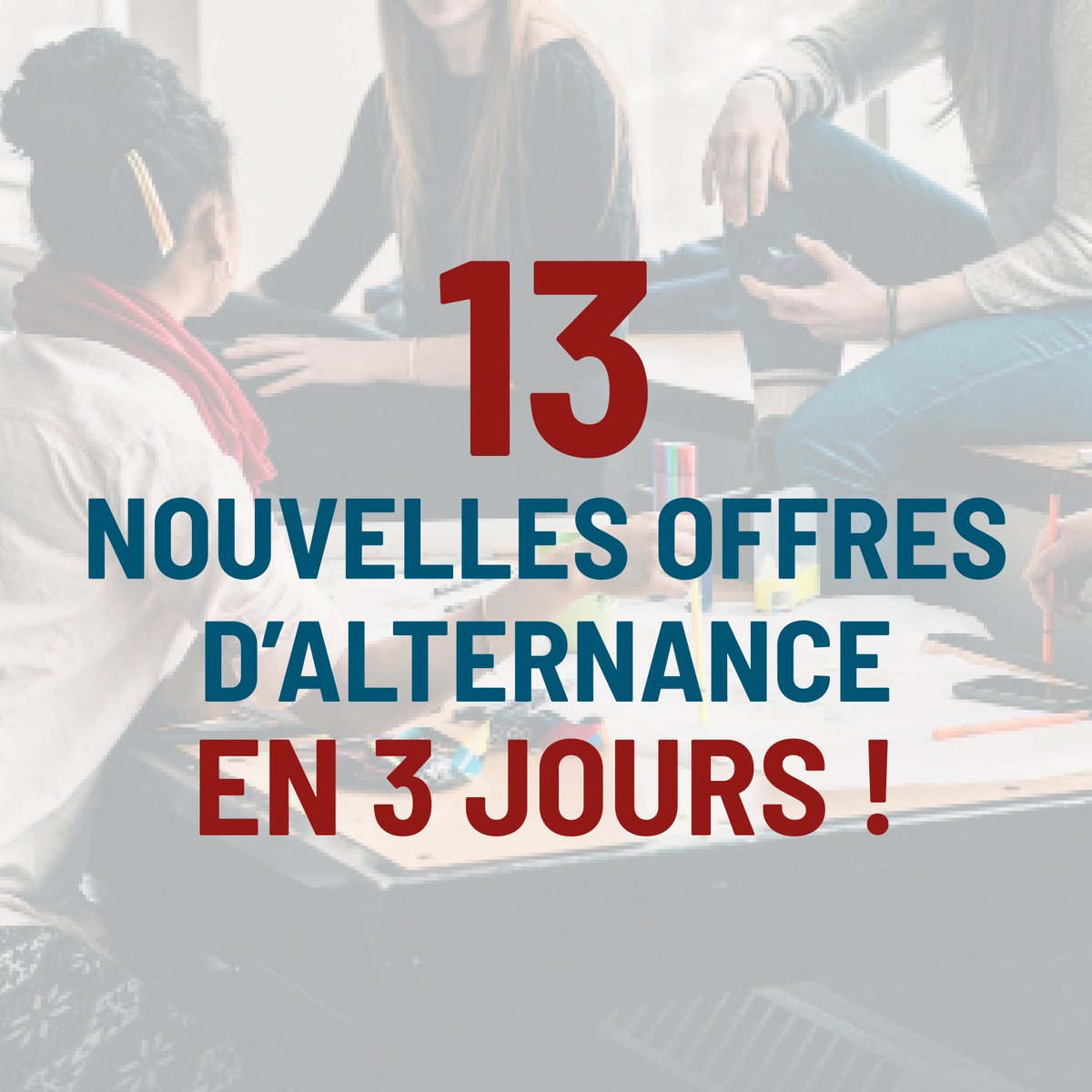🔥 L'alternance ne connaît pas la crise ! 

🔴13 nouvelles offres d'#alternance en 3 jours !

✅ 7 en #communication / #digital
✅ 1 en contrôle de gestion
✅ 1 en gestion de projet 
✅ 3 en développement #commercial
✅ 1 en #marketing

👉 rdv sur la page emavendee.eu/offres-en-alte…