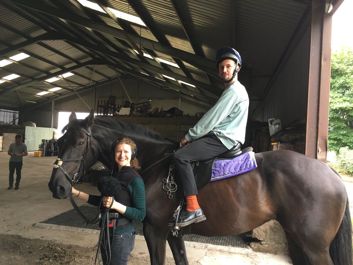 _almosttangible's tweet photo. #FBF to a great moment behind-the-scenes of #Macbeth. Yes, they really *were* on those horses you heard! Here's @samgarioch with sound designer Lucinda Mason Brown @GlamisCastle.
#AlmostTangible #AudioYouFeel #GlamisCastle #ImmersiveAudio #BinauralMicrophone #Shakespeare https://t.co/drO61Voy2j