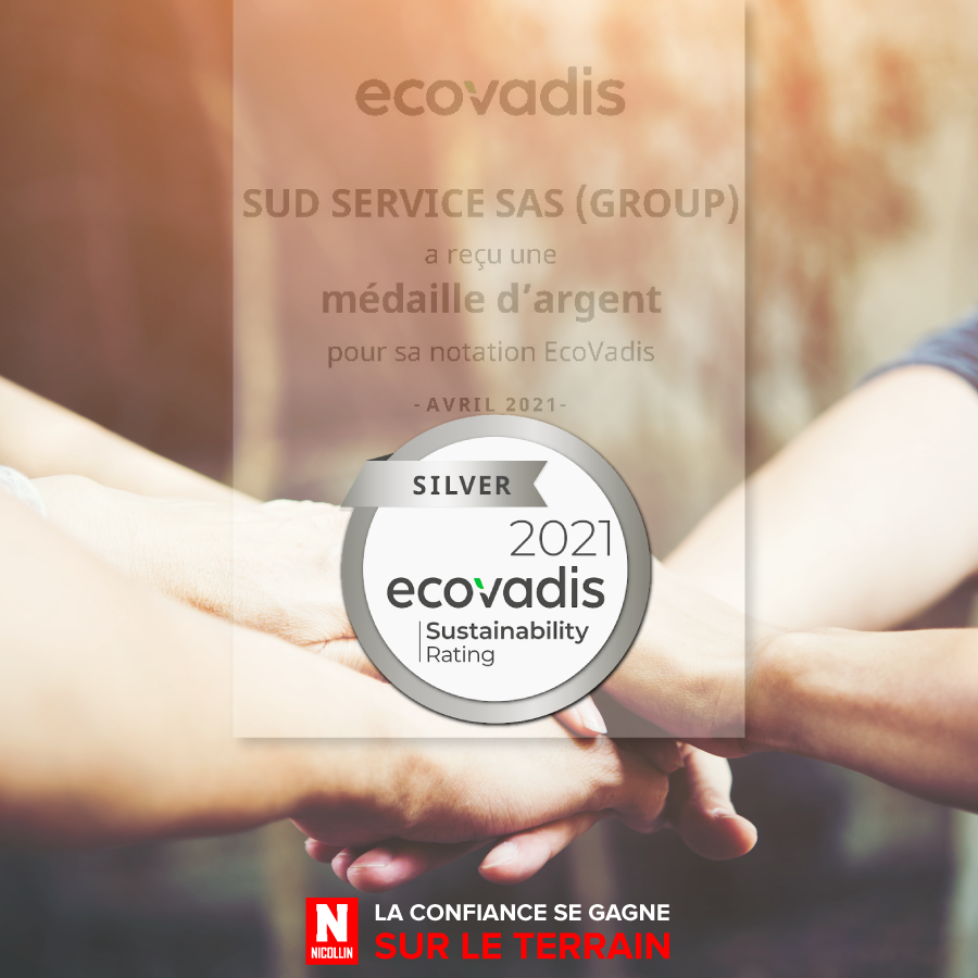GROUPENICOLLIN's tweet photo. Dans le cadre de sa politique #RSE, le Groupe #Nicollin fait de l’excellence environnementale un pilier de sa stratégie.🌎Audité chaque année par EcoVadis, #NServices se classe au top 18% des entreprises les mieux évaluées dans le secteur des activités de propreté !🌟 #engagement https://t.co/u5UJ6P9end