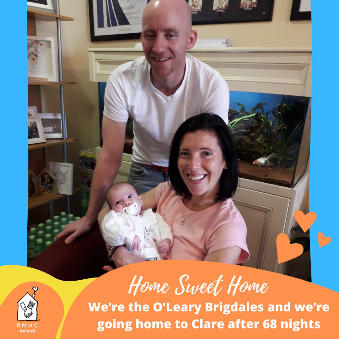 Their faces say it all 😍

After 68 nights in our House we are thrilled that Alan and Jane got to bring baby Imogen home to County Clare for the first time 🤩

Happy Friday everyone 🥳