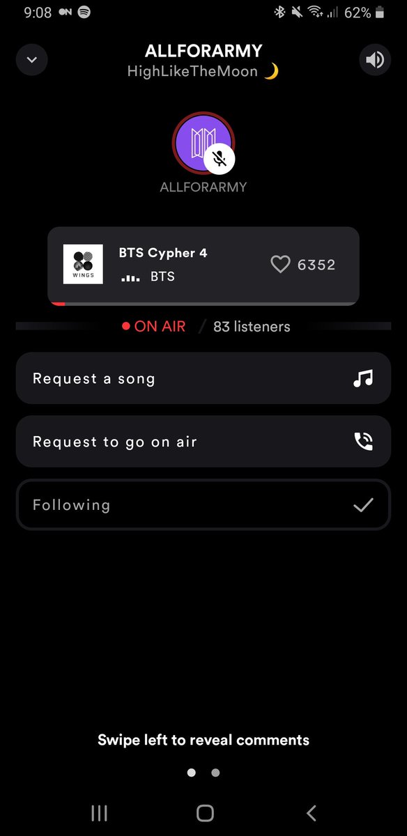 ana_iyang's tweet photo. @allforarmy Omg!! Fave hype song 💜💜💜💜😊
#HighLikeTheMoon
...sorry bae https://t.co/D479ozqRmY
