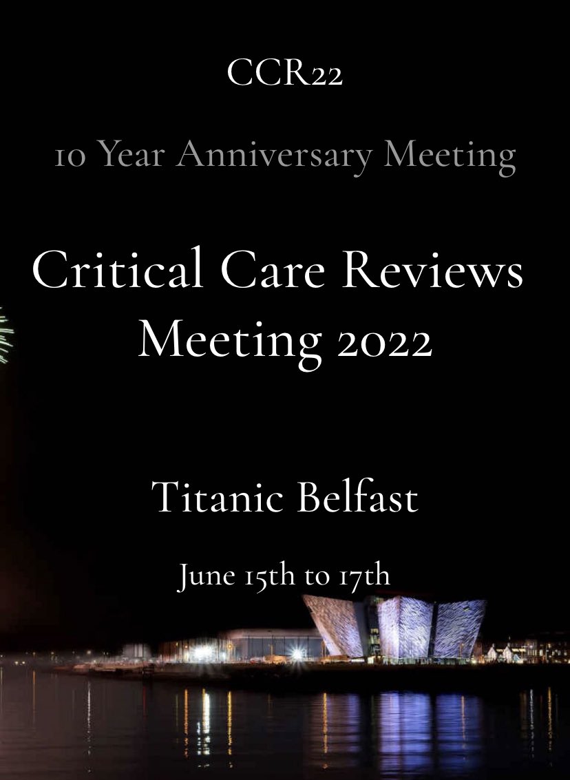 EE_McL's tweet photo. Eeeeeek!! 😝 Just remembered I’m going to @CritCareReviews #CCR22 next year thanks to @armstrongmed and I am SOOOO excited!! #suchageek 🤓❤️ https://t.co/QpYMveAfFc