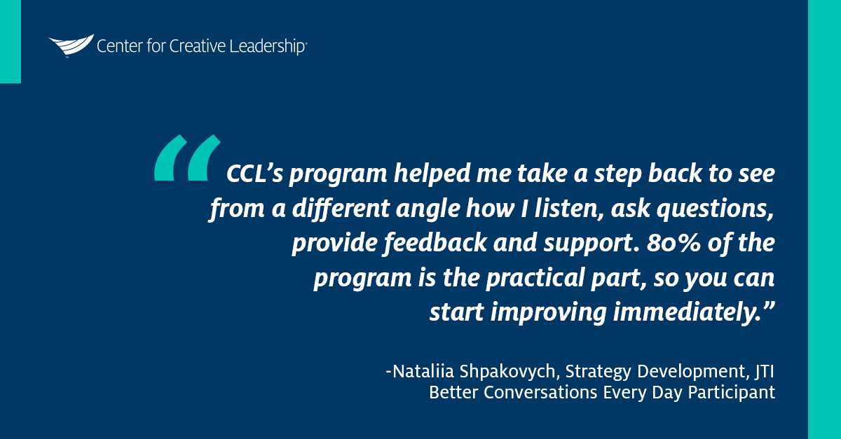 CCLdotORG's tweet photo. Do you have the skills you need to give feedback or coach your people? https://t.co/DlxHhIvGi4 #leadershipdevelopment https://t.co/Pk06Pe4olh