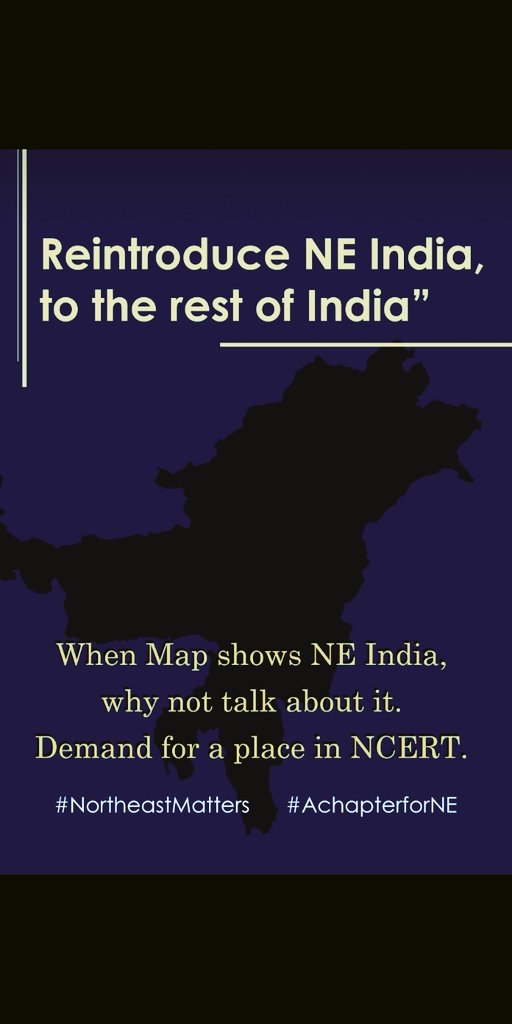 KimrenKivi's tweet photo. Educate people about us! 
#NorthEastMatters
#AChapterForNE https://t.co/xjRbM8i3bg