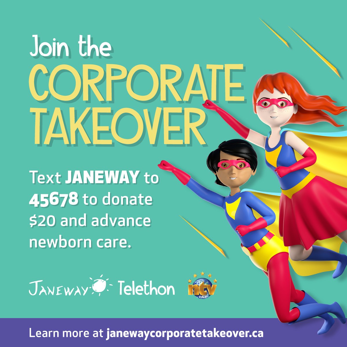 Proud to support the #janewaytelethon