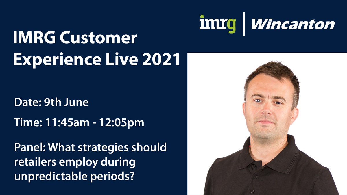 Our very own Andrew Turner will be joining Maximillian Etheridge, Stephen Carney and Abi Wendt on a panel discussing "What strategies should retailers employ during unpredictable periods?"

Join this session by registering below 👇
imrg.org/imrg-events/im…