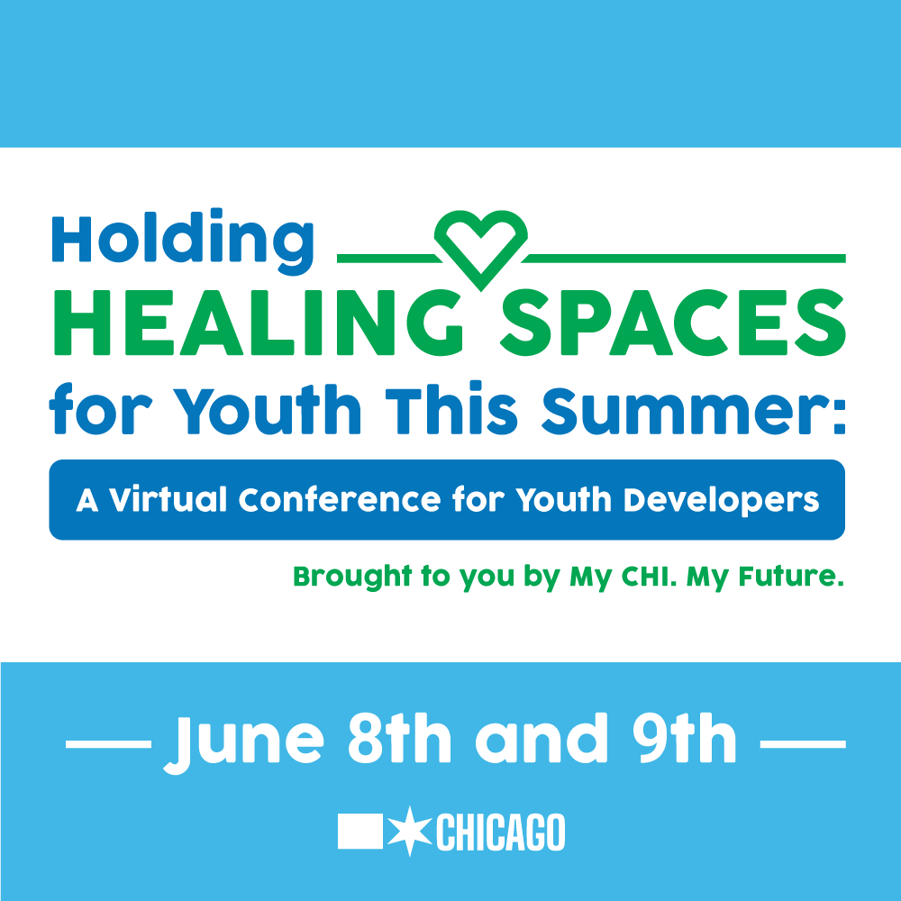 ChiFLAE's tweet image. As we prepare to welcome youth back to in-person programs this summer, @ChicagosMayor and I are thrilled to be able to offer a free 2-day virtual training on mental health and racial healing—open to all youth developers in Chicago. Register: Chicago.gov/healingspaces #MyCHIMyFuture