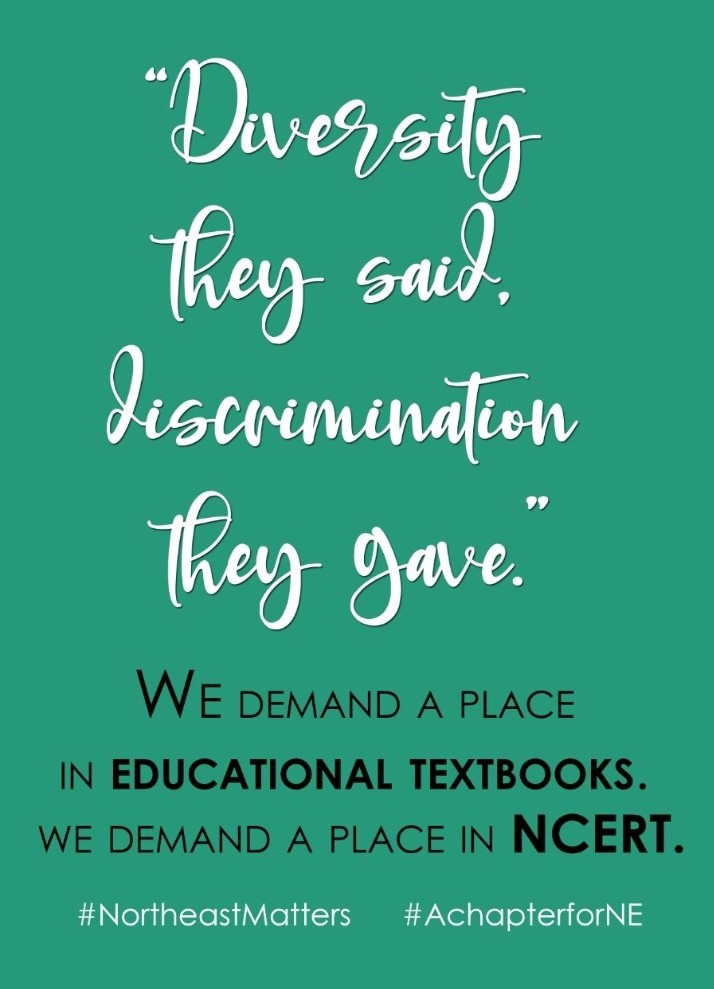 Anushka59281954's tweet photo. Just one chapter on NE now can create a greater difference in future.Awareness is key.Lets educate people more about NE states.#NortheastMatters #AchapterforNE
@ncert @DrRPNishank @PMOIndia @EduMinOfIndia @cbseindia29 @ArunachalCMO @narendramodi @KirenRijiju @UNESCO https://t.co/jR5tyUmz8w