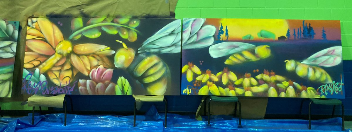 Voilà le produit final! ❤️🎨🐝

#fierté #smbmerrickville #arts

<a href="/Mique44/">miquemichelle</a> <a href="/Katrina_Keough/">Katrina</a>  <a href="/ecolecatholique/">CECCE</a>