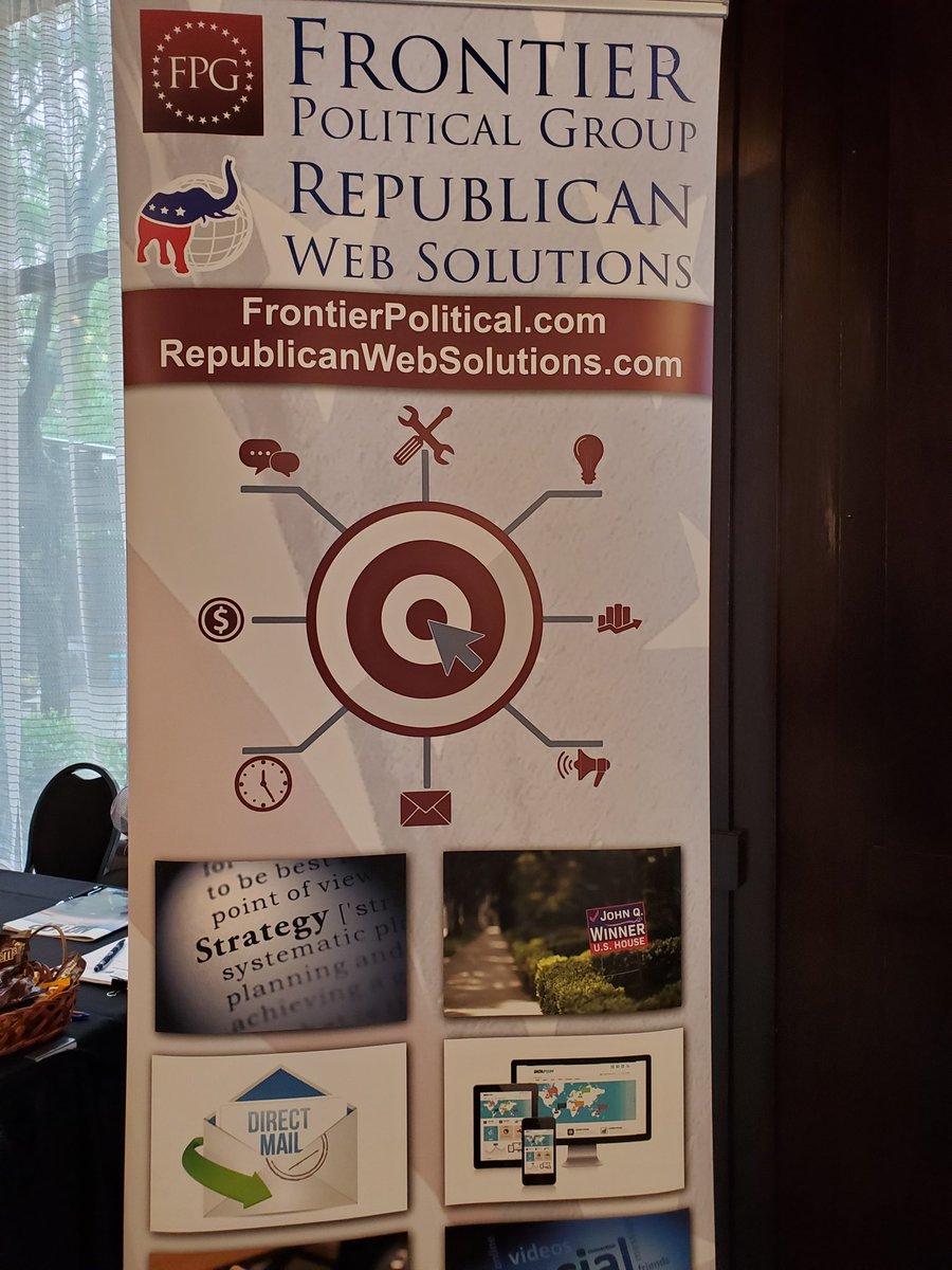 FrontierPol's tweet image. Stop by and see us if you're at the @ncgop State Convention! #ncgop @GOPWebSolutions