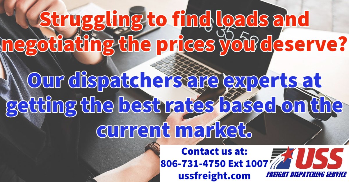 USS_Freight's tweet photo. Don't stay in the struggle. We will get you loaded, rolling, and paid. That's #DispatchDoneRight See what we can do for you today! https://t.co/QBVXQ3IVOL