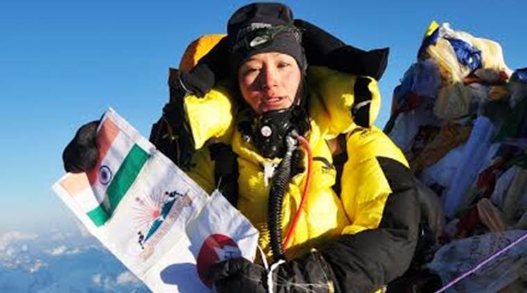 CarolinaNorbu's tweet photo. Anshu Jamsenpa from Arunachal Pradesh holds Guinness World Record of first women mountaineer to scale Mt. Everest twice within 5 days. Making India proud.

#NortheastIndia
#NortheastMatters #AchapterforNE 
@ncert @PemaKhanduBJP @KirenRijiju @PMOIndia @narendramodi https://t.co/kjtskjXrFL