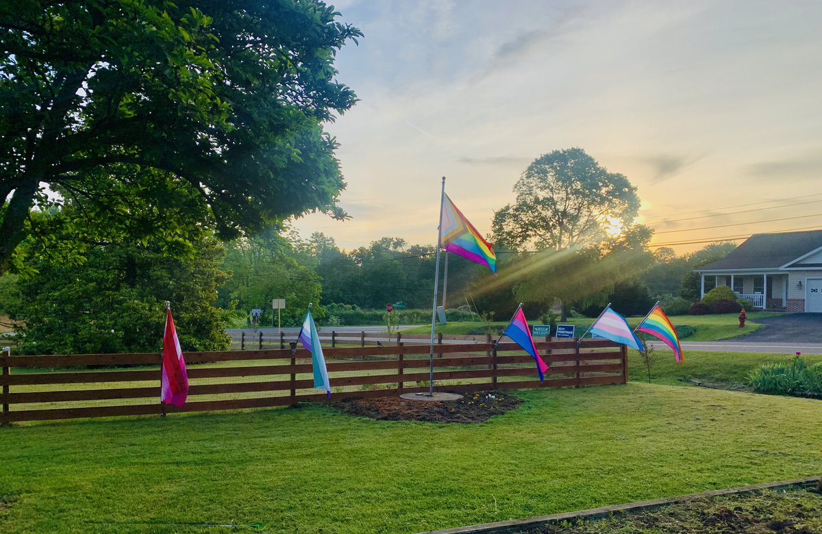 fritz4delegate's tweet photo. Being a visible ally is always important but especially so in rural areas where homophobic violence is an everyday threat. My home will always be a safe space where you will be loved and accepted. #OurTownToo #CelebratePride2021 https://t.co/Sr2HOZrEnt