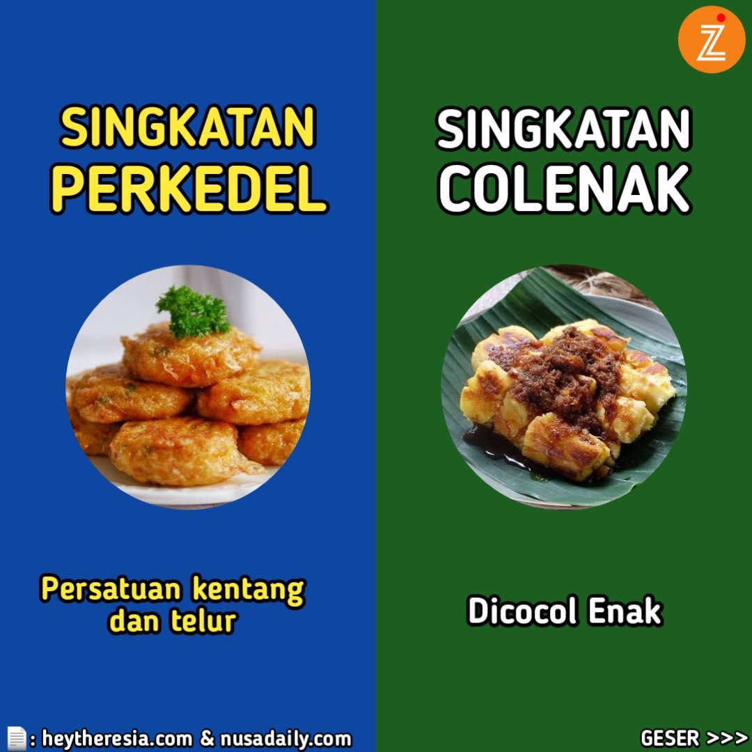 Infozoneid's tweet photo. Ada tambahan? Komen dibawah cuy!
.
IG: @/fyifact
.
#perkedel #persatuankentangdantelur #colenak #dicocolenak #basreng #basodigoreng #esjeniper #esjeruknipisperas #ketoprak #ketupattogedigeprak #esdoronggerobak #esdoger #cuanki #basocuanki #cariuangjalankaki #kueamanda https://t.co/pojMj0951C