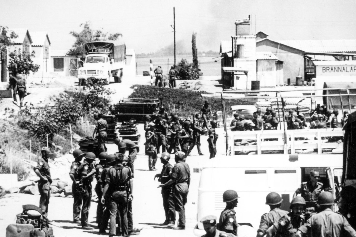 ▎On this day: June 5【#Israel / #Syria / #Egypt / #Jordan / #Iraq / #Palestine】

1967 – The Six-Day War began with an Israeli preemptive strike that destroyed about 450 total aircraft of the Egyptian, Jordanian and Syrian Air Forces on the ground.

See: en.wikipedia.org/wiki/Six-Day_W…