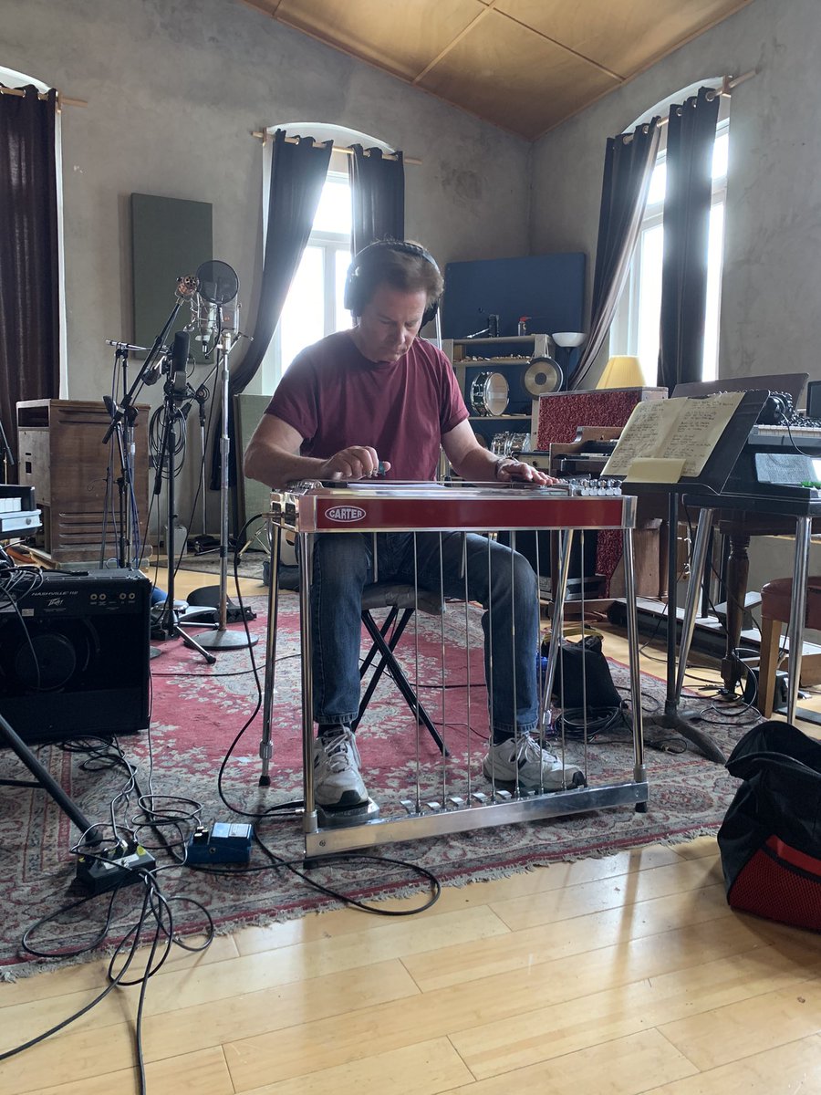 Recording pedal steel with my uncle jimmy (Jim Callan) for the first time in years on the <a href="/RachelAngelBand/">Rachel Angel</a> record. Jimmy played on records we made with <a href="/sharonvanetten/">Sharon Van Etten</a>, <a href="/marissanadler/">Marissa Nadler</a> and a bunch of others in the day. It’s great to be back!