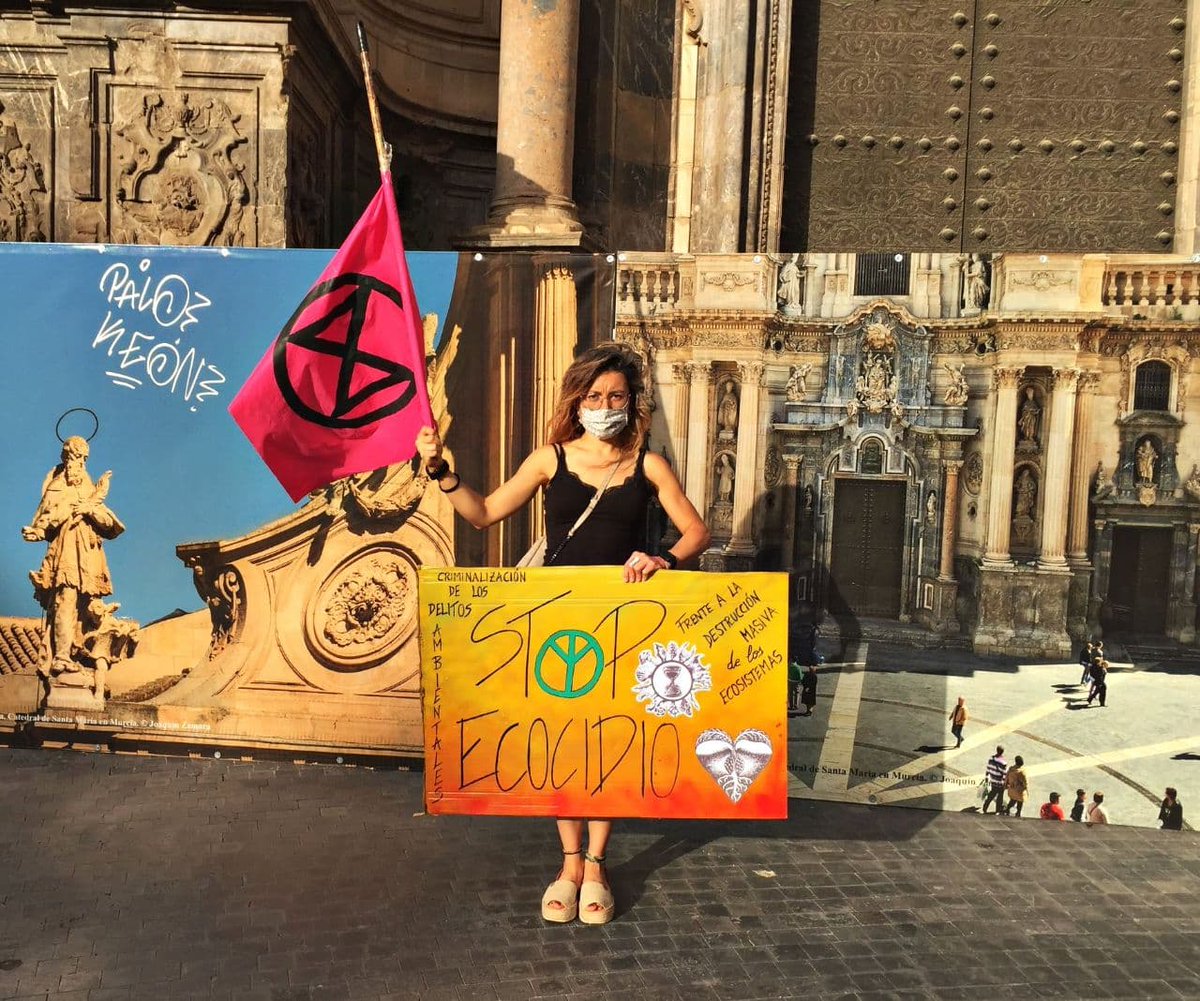 MurciaXr's tweet photo. En Murcia apoyando la Campaña #StopEcocidio https://t.co/BLTQqa6Rdy