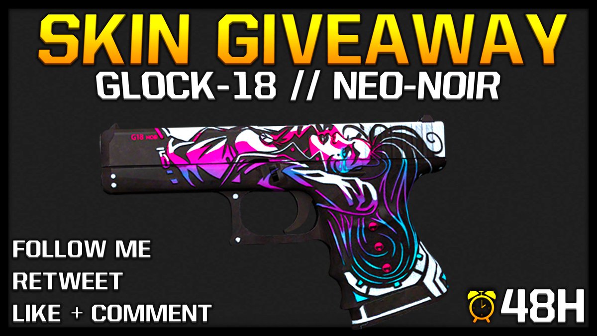 RewardifyGG's tweet photo. 💸 Glock-18 | Neo-Noir [$30] 💸
💎 CS:GO Skin Giveaway 💎

⏩ Follow me @jordanrnet
🔁 Retweet
⬇️ Like + Comment ⬇️
https://t.co/OJWOh3B2nk

🔜 Winner will be picked in 48 hours! Good luck!
👥 Tag some friends so they can enter as well! https://t.co/wV0s0R2jYj